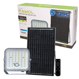GSC Evolution Projecteur solaire LED Pamol 100W, Noir