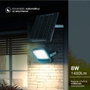 GSC Evolution Projecteur solaire LED Pamol 100W, Noir