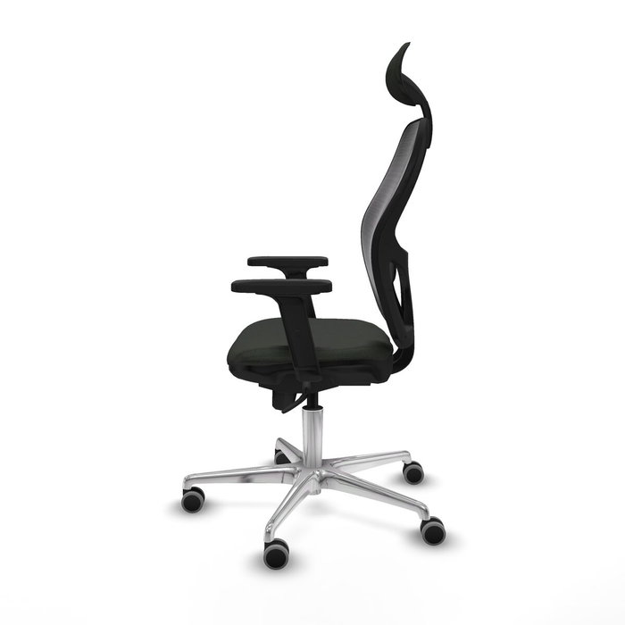 Piqueras y Crespo Chaise de Bureau avec Appui-tête Jorquera 2D086G1 Noir