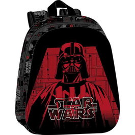 Safta Mochila 3D Star Wars pour Enfant 3 ans, Sac à Dos 27 x 33 x 10 cm