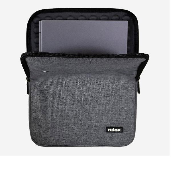 Nilox Housse Sleeve pour Ordinateur Portable 13.3 Pouces Gris Nilox Housse Sleeve pour Ordinateur Portable 13.3 Pouces Gris