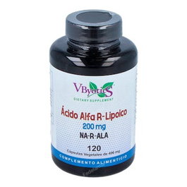 VBYOTICS Acide Alfa R-Lipoïque 200mg 120 capsules