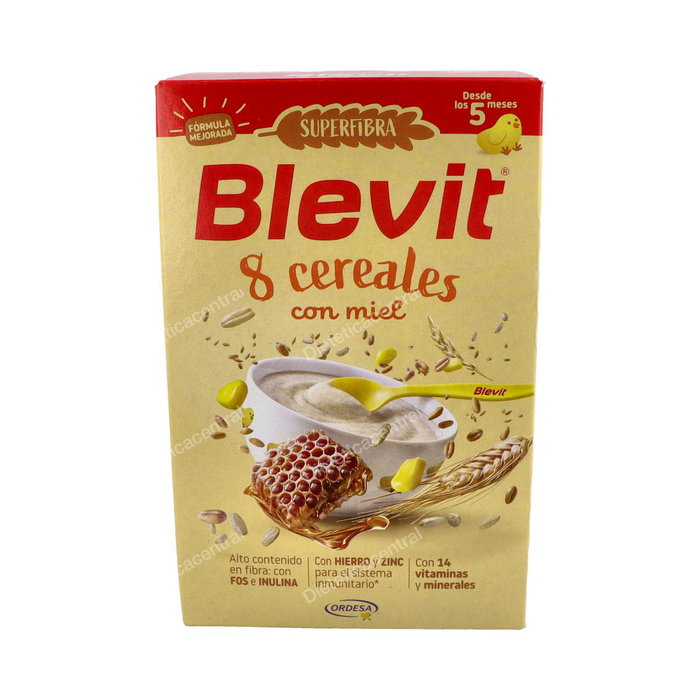 Blevit - Super Fibra - Préparation infantile céréales et miel 8 céréales - 500 g Blevit - Super Fibra - Préparation infantile céréales et miel 8 céréales - 500 g