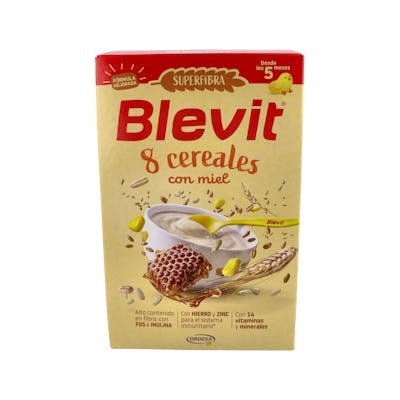 BLEVIT SUPER FIBRA 8 CEREALES Y MIEL 500 G BLEVIT SUPER FIBRA 8 CEREALES Y MIEL 500 G