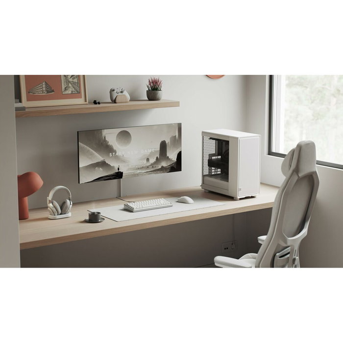 Fractal Design Epoch Blanc - Verre trempé - 3 ventilateurs Momentum 12