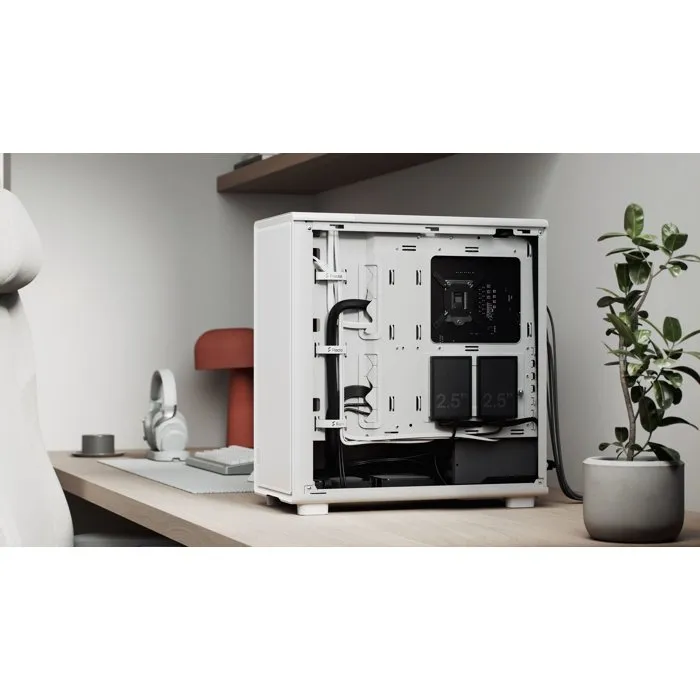 Fractal Design Epoch Blanc - Verre trempé - 3 ventilateurs Momentum 12