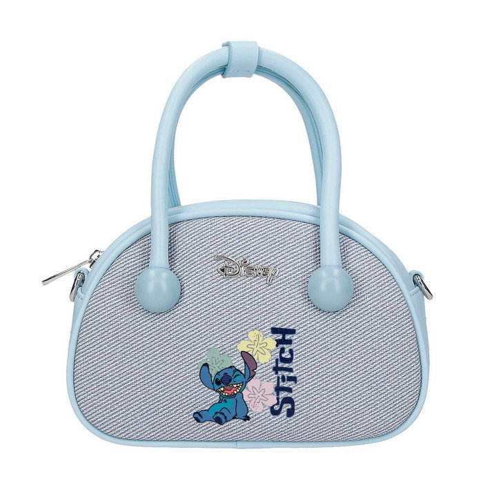 Disney Sac à dos denim Tiki Stitch, 19x13x8 cm, fabrication en PU