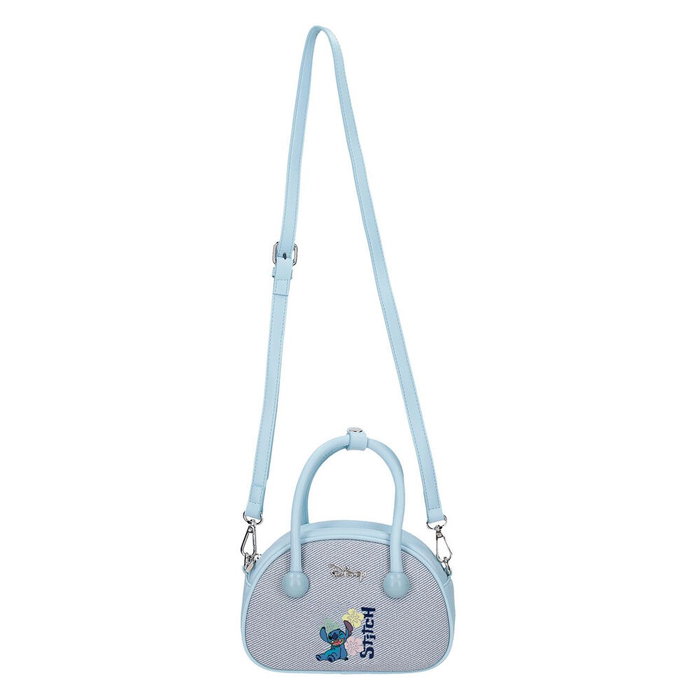 Disney Sac à dos denim Tiki Stitch, 19x13x8 cm, fabrication en PU