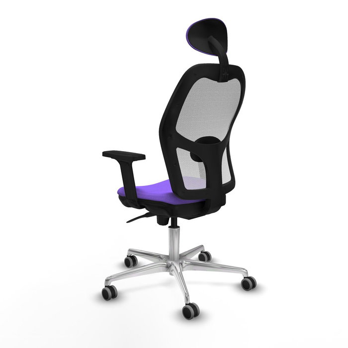 Piqueras y Crespo 2D086G1 Chaise de Bureau avec Appui-tête Lila