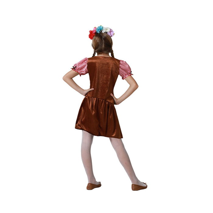 BigBuy Carnival Déguisement Serveuse Allemande Marron