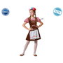 BigBuy Carnival Déguisement Serveuse Allemande Marron