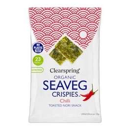 CLEARSPRING Snack d'algue nori toastée au piment