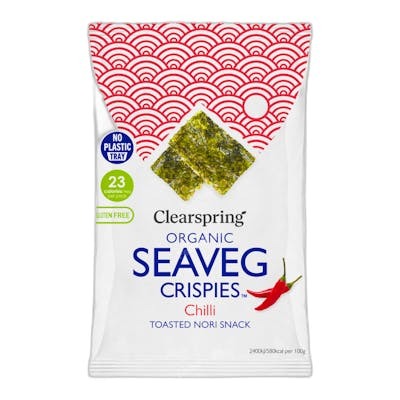 CLEARSPRING Snack d'algue nori toastée au piment CLEARSPRING Snack d'algue nori toastée au piment