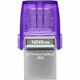 Clé USB Kingston microDuo 3C Violet 128 GB
