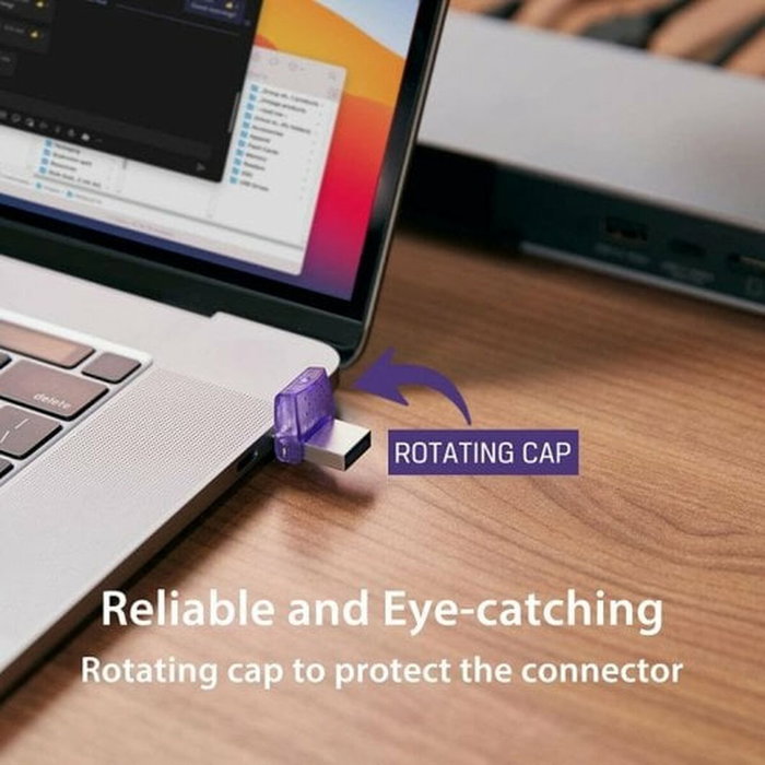 Clé USB Kingston microDuo 3C Violet 128 GB