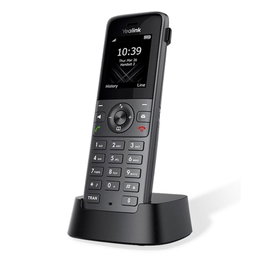 Yealink W73H Combiné Téléphone DECT Sans Fil Noir - Audio HD, Réduction de Bruit, Batterie Longue Durée