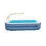 Bestway Piscine Gonflable 2 Chambres Rectangulaire avec Auvent 254x178x140 cm +6 Ans