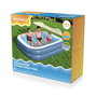 Bestway Piscine gonflable rectangulaire avec auvent 254x178x140 cm +6 ans Jardin 54449