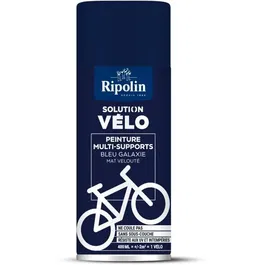 Ripolin - Solution Velo 0.4 L - Peinture bleu galaxie mat multi-supports interieur/exterieur - Resistance aux UV et intemperies