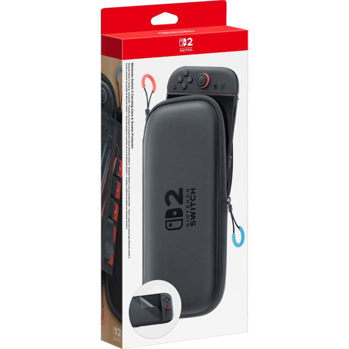 Nintendo Pochette de transport et protection d'écran pour Nintendo Switch 2 - Noir Nintendo Pochette de transport et protection d'écran pour Nintendo Switch 2 - Noir