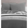 Home Linge Passion Lot de 2 taies d'oreiller Microfibre Gris anthracite 63 x 63 cm