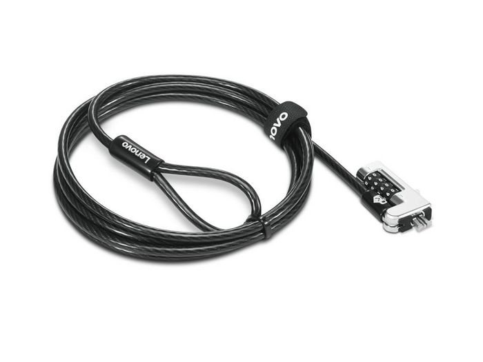 Lenovo NanoSaver Câble de Sécurité à Combinaison - Antivol pour Ordinateur Portable, Station d'Accueil, Écran - 1.8m, 4 Roues (10000 Combinaisons), Poussoir Lenovo NanoSaver Câble de Sécurité à Combinaison - Antivol pour Ordinateur Portable, Station d'Accueil, Écran - 1.8m, 4 Roues (10000 Combinaisons), Poussoir