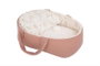 Muñecas Arias Poupée Elegance Babyto Rose avec landau et tétine - Corps vinyle, fille, 33 cm