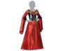 atosa Disfraz Reina Medieval Rojo Infantil