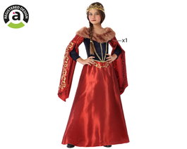atosa Disfraz Reina Medieval Rojo Infantil