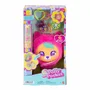 Mattel JKC79 Polly Pocket Coffret Ourson Tout Doux - Coffret en peluche amovible avec hamac oscillant, bain tournant et accessoires - Jouet pour enfants dès 4 ans