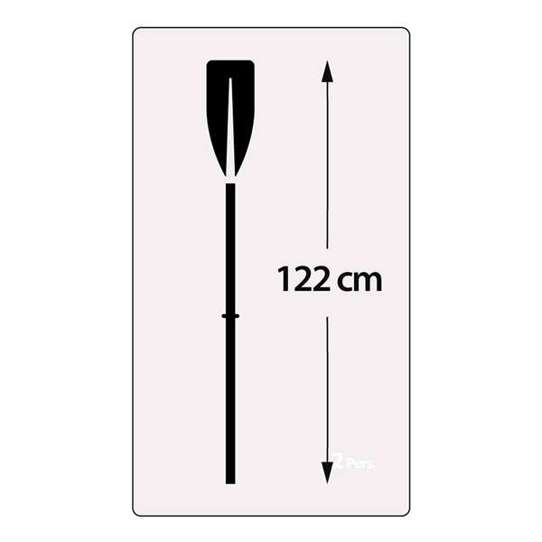 Intex Rame Française en Plastique 122 cm - Pour Adulte, Rame PVC ABS PP