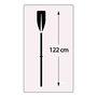 Intex Rame Française en Plastique 122 cm - Pour Adulte, Rame PVC ABS PP