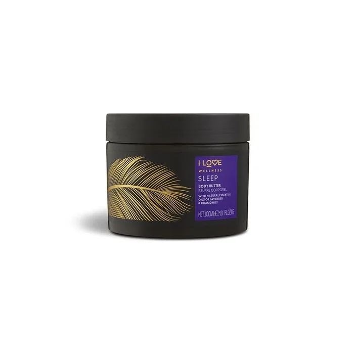 I Love Wellness Sleep Beurre corporel Hydratant Camomille & lavande 300 ml I Love Wellness Sleep Beurre corporel Hydratant Camomille & lavande 300 ml