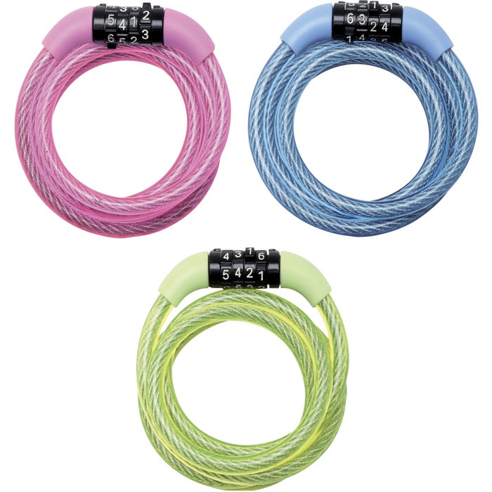 Master Lock Câble Antivol Vélo 1,2 m à Combinaison Master Lock Câble Antivol Vélo 1,2 m à Combinaison