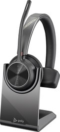 HP Casque micro sans fil Voyager 4310 UC Bluetooth avec dongle BT700, USB-A, autonomie 24h, micro antibruit Acoustic Fence, pour bureau et télétravail