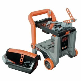 Smoby Diable Bricolo 3 en 1 Black + Decker avec 19 accessoires