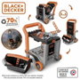Smoby Diable Bricolo 3 en 1 Black + Decker avec 19 accessoires