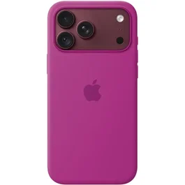 Apple iPhone 18 Pro Max - Coque en silicone avec MagSafe - Magenta