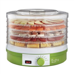 Ariete 616 Déshydrateur Alimentaire avec 5 Plateaux Superposés - Pour Fruits, Légumes, Viandes et Poissons - Système Sain qui Préserve les Nutriments et le Goût