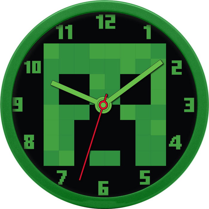 MOJANG STUDIOS Horloge murale Minecraft avec cadran de 25 cm MOJANG STUDIOS Horloge murale Minecraft avec cadran de 25 cm