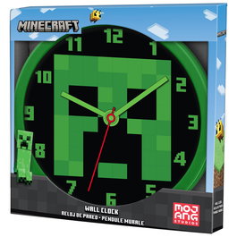 MOJANG STUDIOS Horloge murale Minecraft avec cadran de 25 cm