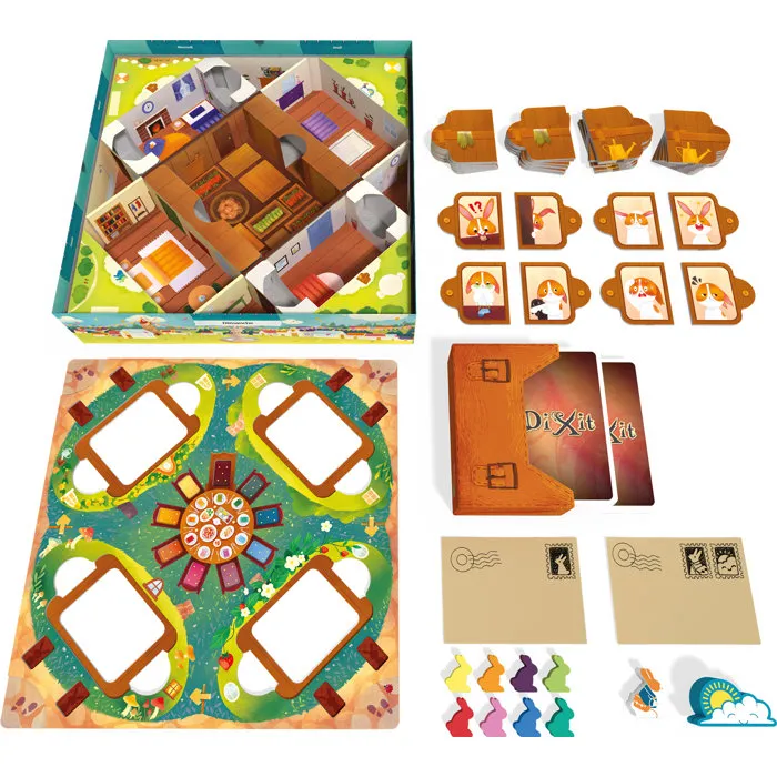 Libellud Dixit Kids - Jeu de société coopératif enfants avec 84 cartes illustrées - Association d'images et imagination pour famille et enfants à partir de 6 ans - Version française