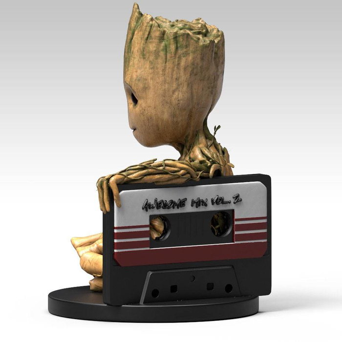SEMIC STUDIO Figura hucha Baby Groot Cassette Guardianes de la Galaxia 2 Marvel
