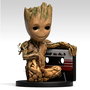SEMIC STUDIO Figure Tirelire Baby Groot Cassette Gardiens de la Galaxie 2 Marvel - 17cm - PVC