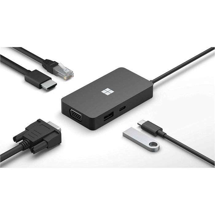 Hub USB Microsoft 161-00003 Noir