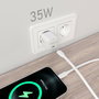 Chargeur mural Aisens ASCH-35W1P022-W Blanc Multicouleur 35 W