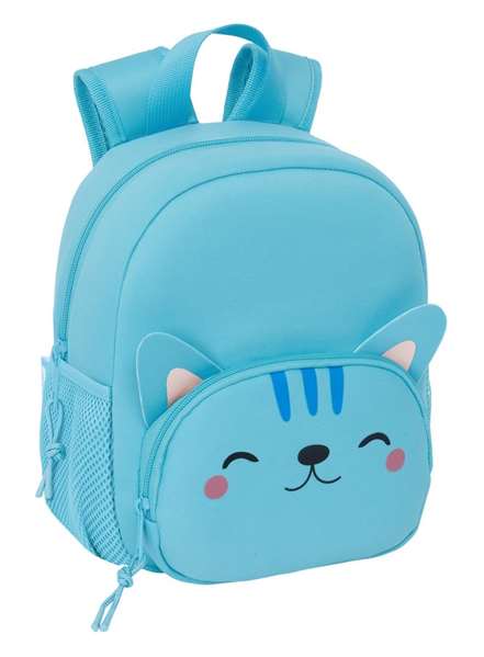 Safta Sac à dos en néoprène pour enfant motif chat 20 x 25 x 9 cm