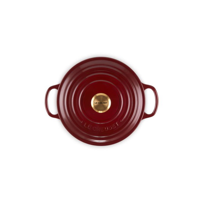 Le Creuset Signature 21177209494441 - Cocotte ronde 20 cm en fonte émaillée couleur Rhône