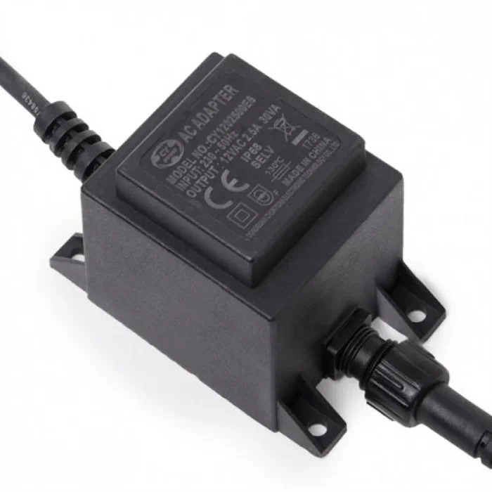 Transformateur LED 30W 230VAC/24VAC Sumergible IP68 pour Focos d'Extérieur Transformateur LED 30W 230VAC/24VAC Sumergible IP68 pour Focos d'Extérieur
