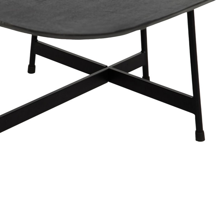 BigBuy Home Table Basse Noir 75,5 x 75,5 x 41 cm BigBuy Home Table Basse Noir 75,5 x 75,5 x 41 cm
